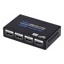 4K HDMI Splitter 1 in 4 Out Supports 4K UHD HDCP1.4 3D 1080P Full HD