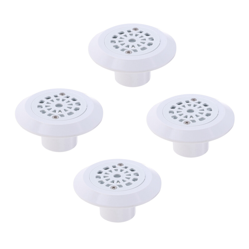 4Pcs Swimming Pool Accessories Replacement Round Abs Swimming Pool Drain Water Outlet 4711328983154