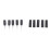 500Pcs / Lot 2Ml Black Plastic Perfume Spray Bottle Sample Spray Sprayer Atomizer Perfume Bottle 6