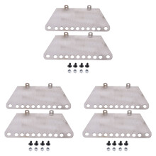 6X Metal Pedal Side Plate Slider for MN D90 D91 D99S MN99S 1/12 RC Car Upgrade Parts Accessories
