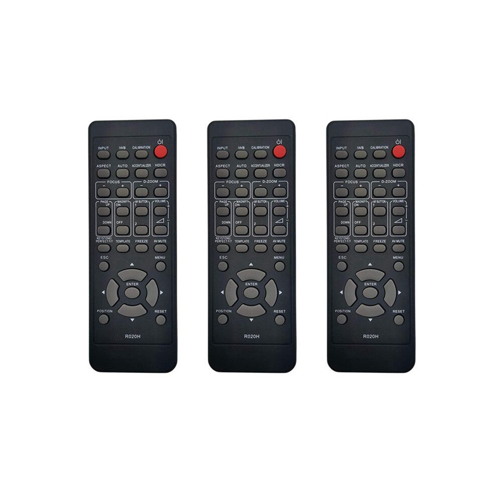 3X R020h Projector Remote Control For Hitachi Maxell Mc-Aw3506, Mc-Ax3506, Mc-Cw301, Mc-Cx301, Mc-Tw3006, Mc-Tw3006e 4713366371450