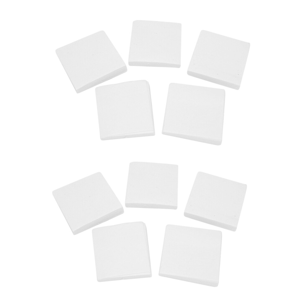 100 Sheets Ceramic Fiber Square Microwave Kiln Glass Fusing Paper Household Tools 4712591935826