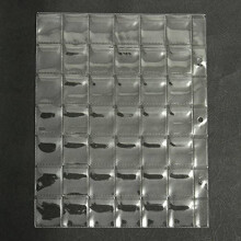 20 PCS 42 Pockets Clear Coin Holders Folder Sheets Storage Cash Money Collection Album Creative PVC Albums Collecting