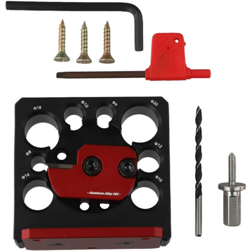 820 mm electric drill dowel maker tool for woodworking with 8 different hole sizes for precision cutting (b) 2