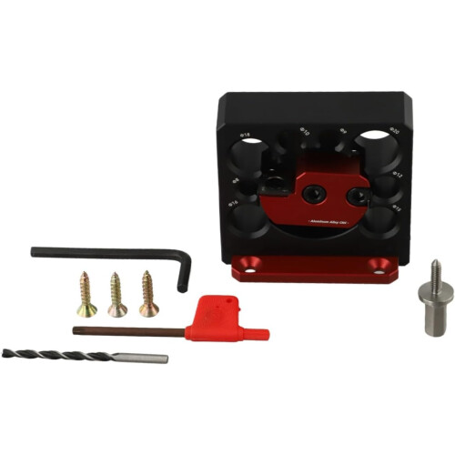 820 mm electric drill dowel maker tool for woodworking with 8 different hole sizes for precision cutting (b) 1
