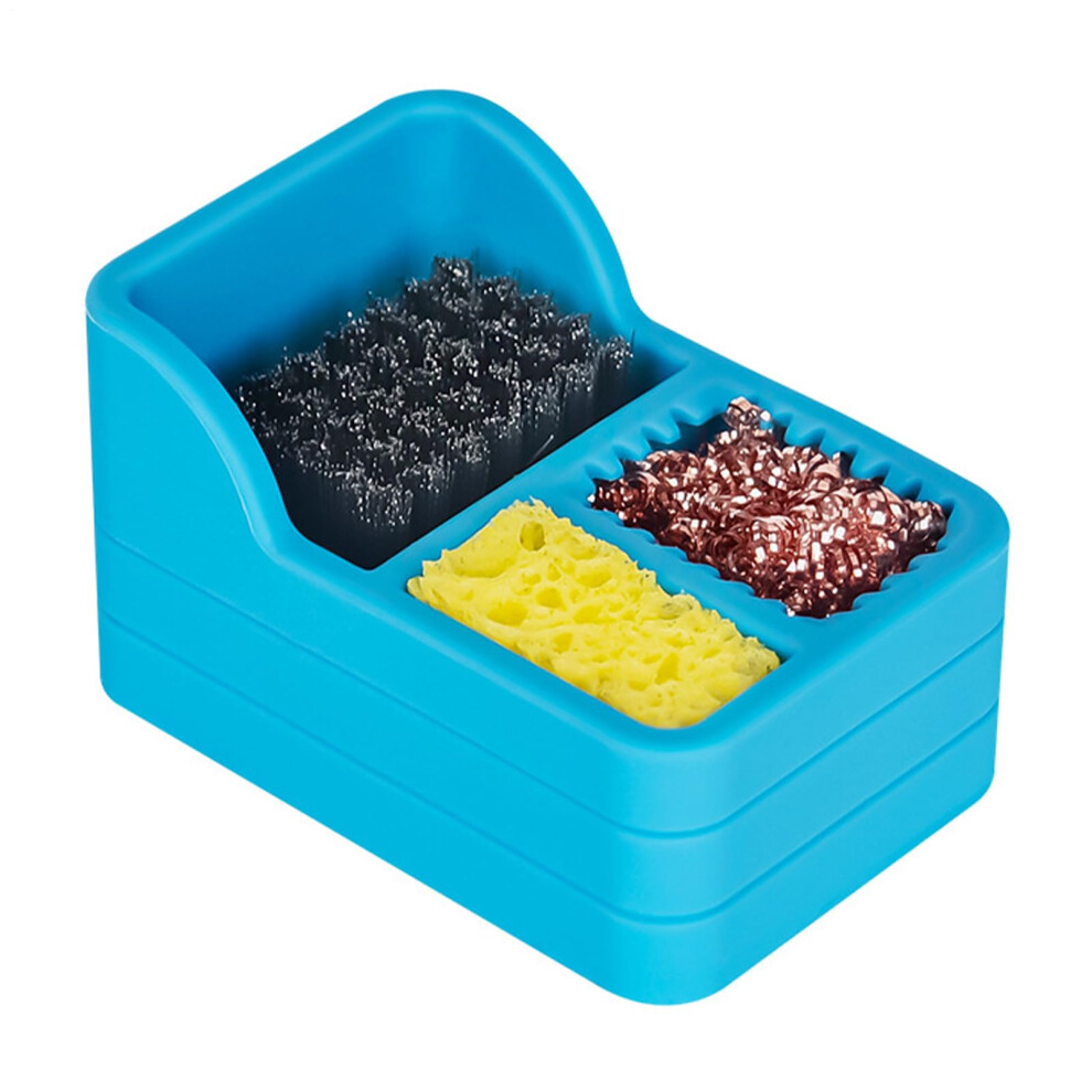 Soldering Tip Cleaning Set, Soldering Iron Sponge, Brass Wool Cleaner For Irons, Blue 9189345762741