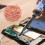 Soldering iron cleaner, tip cleaning ball, 7x7cm, electronics  sponge 2