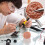 Soldering iron cleaner, tip cleaning ball, 7x7cm, electronics  sponge 3