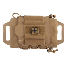 Outdoor Quick Release Kit, Quick Pull Medical Kit for Outdoor Hunting, Camping, Emergency Survival Kit, Mud Color Brown (mudcolored)