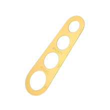 Portionskontrollwerkzeug für Pasta aus Edelstahl mit 4-Gold