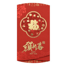 Geprägte chinesische Neujahrskarte-Herzlichen Glückwunsch zum t