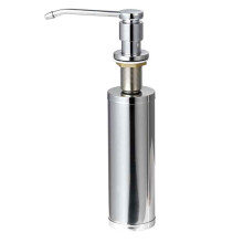 Dispensador de sabão para pia de cozinha, em aço inoxidável com acabamento resistente à ferrugem, bico giratório de 360 e recarregável.