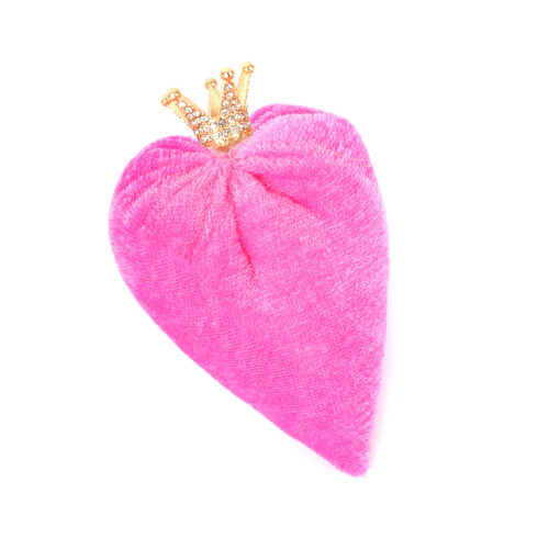 Pluche hart decoratief sierkussen Liefdeshart-roze rood