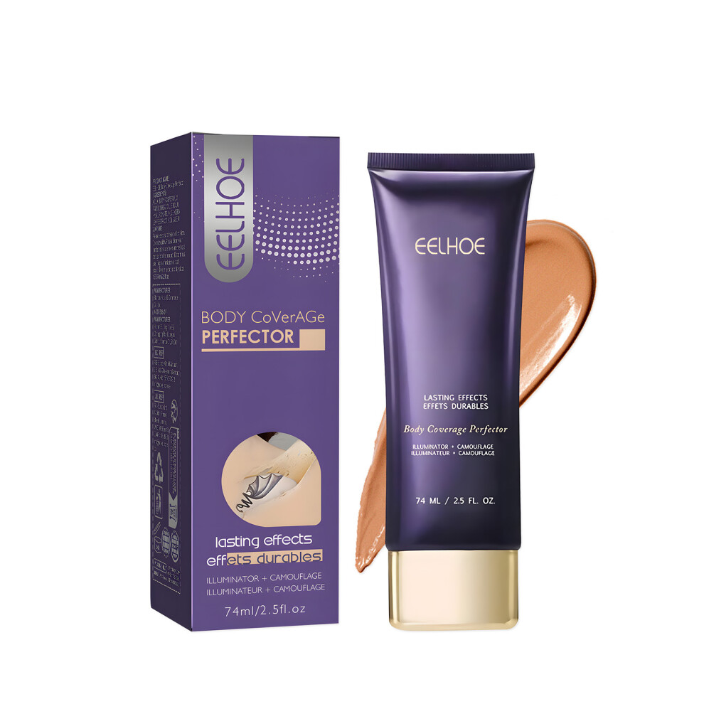 (74ml) EELHOE Dark Skin Body Concealer Covering Flaws and Fitness and Fitness Concealer