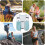 Trail Running Vest, Hydration Running Vest, River Water Vest Hydration Pack  Light Blue 3