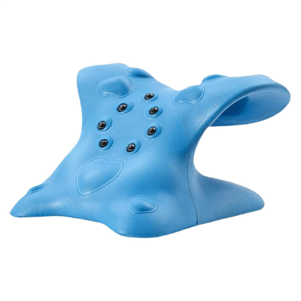 Neck and Shoulder Relaxer  Neck Stretcher Pillow, Upper Back Massage Tool  Ergonomic Cervical Spine Alignment Support