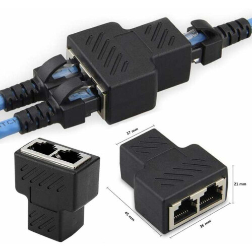 Συνδέσεις διαχωριστή Ethernet για καλώδιο RJ45LAN, Συνδέσεις διαχωριστή RJ45Ethernet 1