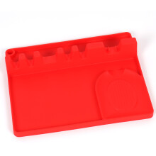 Supporto per utensili in silicone antiscivolo, per cucinare senza sporcare grazie alla praticità di più utensili sul piano della cucina, di grandi