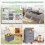 Foldable Storage Box with Lids, Linen Fabric Decorative Storage Containers, Reinforced Handles for Easy Carrying, Eco-Friendly Closet Organizer, Space 4