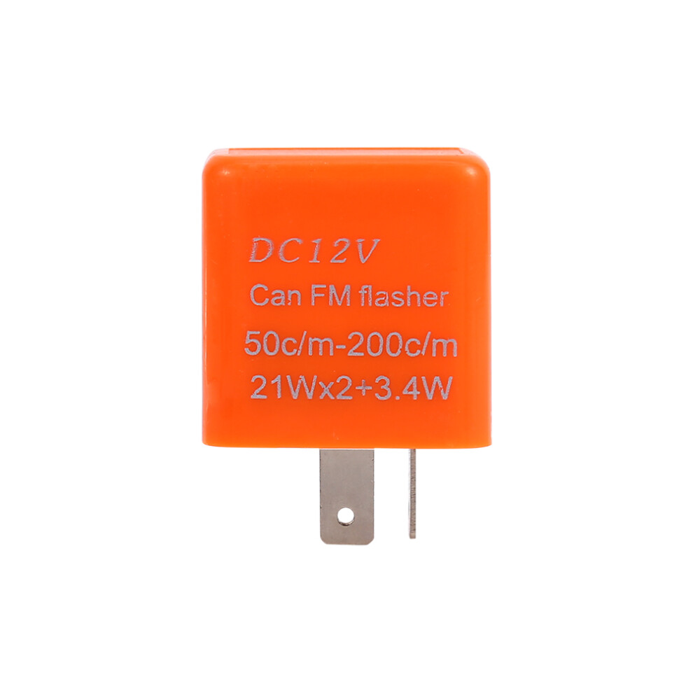 Hyper Flash Relay Plug & Play Led Electronic Flasher Relay 3 Pin Adjustable Turn Signal Speed Adjustable Compatible Led Turn Signal Stable Frequency 9139052043053