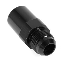 Brandstofleidingadapter, geanodiseerd aluminium, zwart, afdichtingshoek van 37, lichtgewicht, 6061-T6 aluminium, hoogwaardige slangkoppeling,