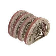 50 pieces sanding belt sander belts sanding tool file 10x330mm 40 60 80 100 120 grit belt sander sandpaper for wood metal polishing