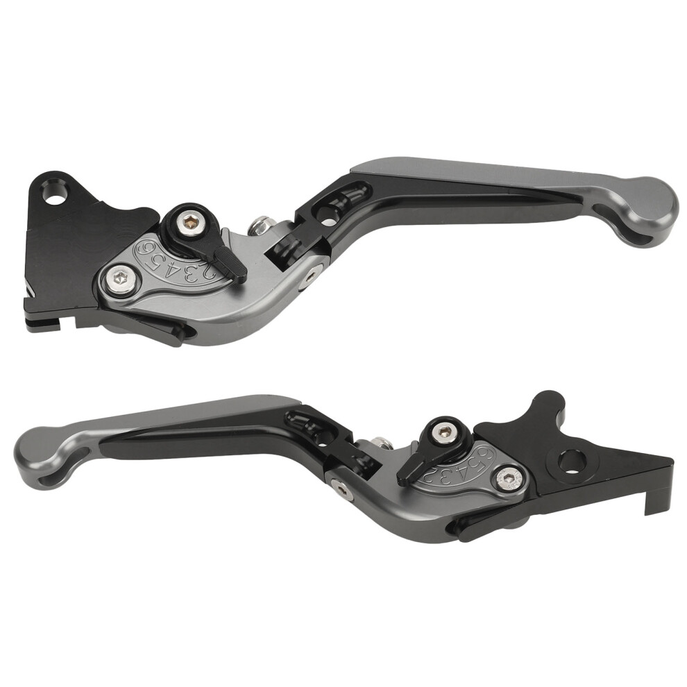 Foldable Length Adjustable Aluminum Motorcycle Handlebar Lever Surface Anodized Treatment Corrosion Resistance Folding Design Retractable Cnc 9139052037069