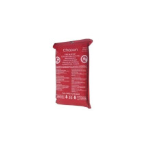 Feuerfeste Abdeckung CHACON - Glasfaser - 120 cm - Rot
