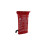 Feuerfeste Abdeckung CHACON - Glasfaser - 120 cm - Rot 4
