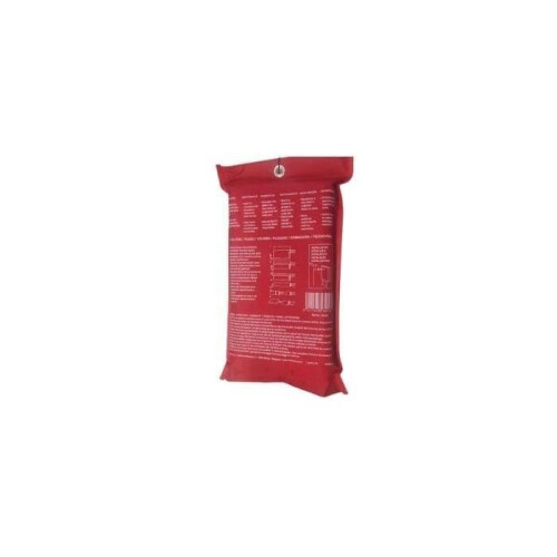 Feuerfeste Abdeckung CHACON - Glasfaser - 120 cm - Rot 1
