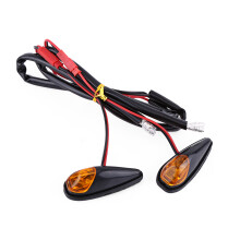 Gelbe LED-Blinker für Motorräder, universell passend, modernes und schlichtes Design, einfache Installation, wasserdicht, lange Lebensdauer, hohe