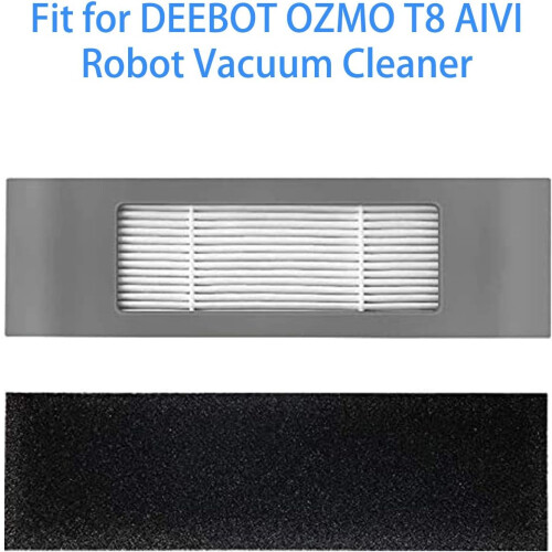 Φίλτρα HEPA για Ecovacs Deebot Ozmo T8AIVI, Κιτ απορρόφησης τριχών κατοικίδιων ζώων, 1