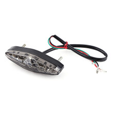 Superlys LED universel motorcykelbaglygte integreret bremselys kompakt letvægts lang levetid vandtæt stødsikker nem installation 12V