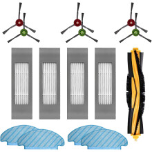 Panni di ricambio per mocio per una potente aspirazione dell'acqua, accessori per aspirapolvere per Ecovacs DEEBOT OZMO T8T9Series, set di 15 pezzi