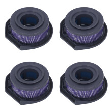Acessórios de fácil instalação para aspirador de pó, filtros ABS e HEPA para uma limpeza aprimorada, pacote com 4 unidades, compatível com os