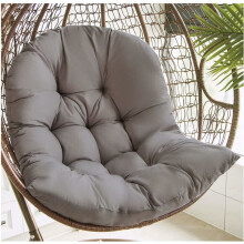 Relaxe com estilo: Almofada para assento de cesto suspenso resistente à água, com enchimento respirável para conforto em qualquer clima.