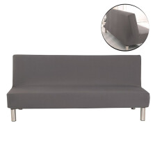 Trekk til futon uten armlener, sammenleggbart sovesofatrekk med elastisk bunn, universelt sofatrekk, møbelbeskytter, svært elastisk stoff