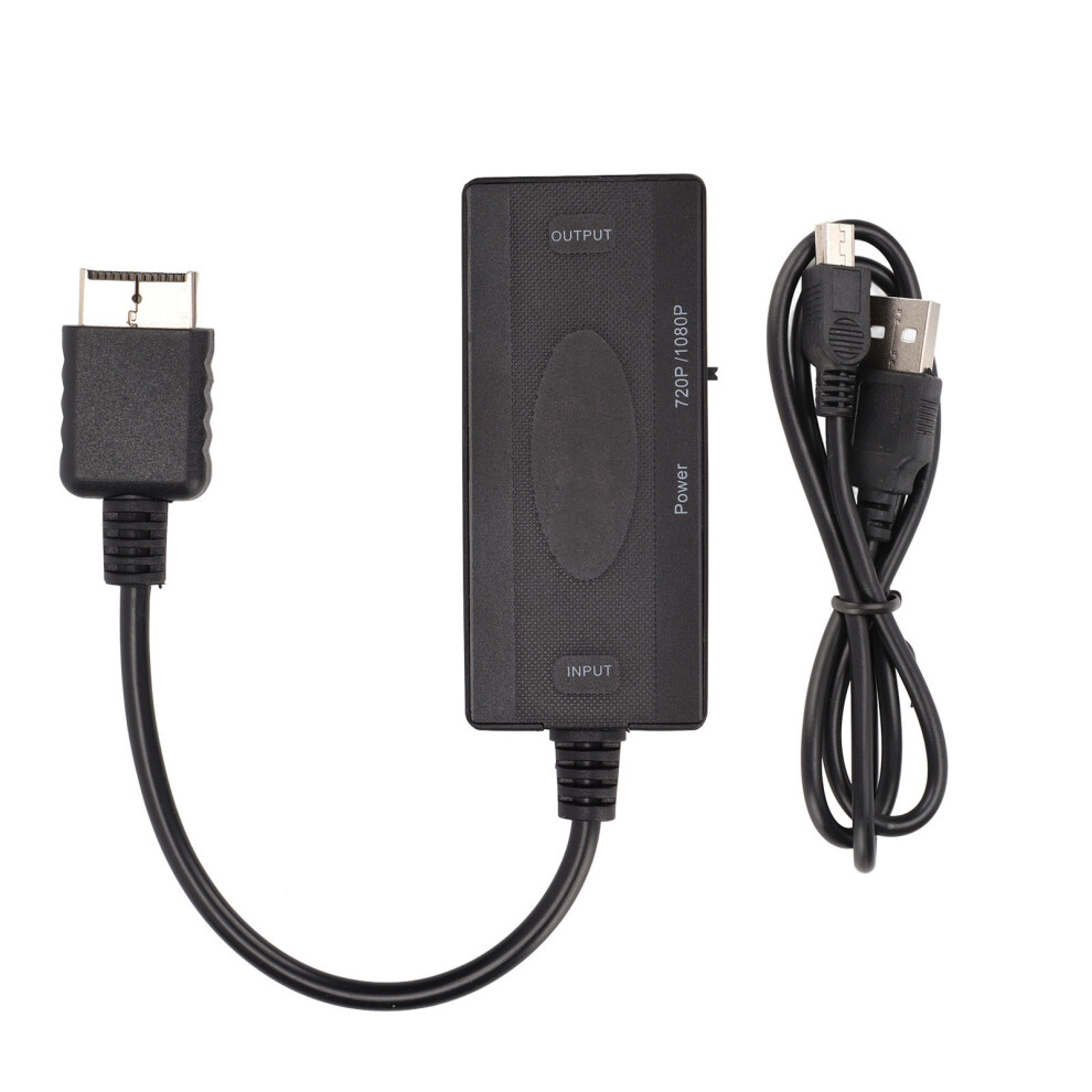 Retro Gaming Hdmi Converter With Signal Processing Enhancement, Works With Ps1 Ps2 Ps3, Includes Audio Converter And Supports Aspect Ratio Switching I 9416038686139