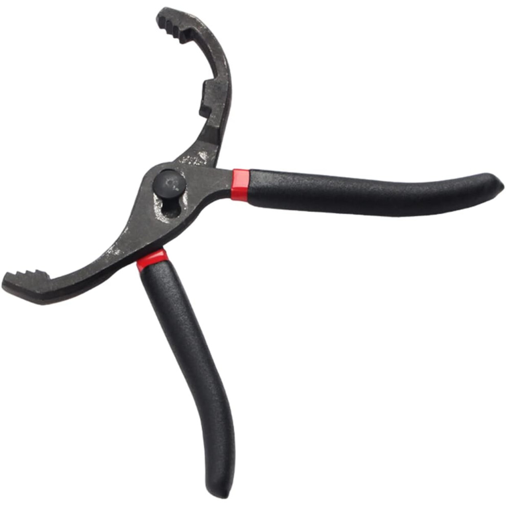 Oil Filter Wrench Pliers, Adjustable Range Stainless Steel Oil Filter Remover Tool With Non-Slip Handles For Automotive Engine Maintenance, Ergonomic 9128293314206