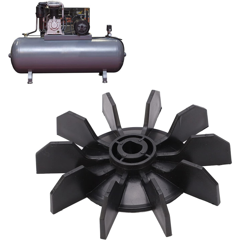 Durable Air Compressor Fan Blade, Engineering Plastic Direct-On-Line Motor Blade For Various Air Compressors, Waterproof And Low Noise Design For 9128293314213