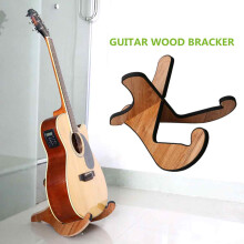 Elegante supporto per chitarra in legno, supporto universale per strumenti per chitarre classiche e acustiche con rivestimento in morbida schiuma,