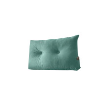 Dreieckiges Segmentkissen für Bett, Sofa, Rückenstütze,-Grün