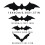 3D Flying Bat Decals Adhesive PVC Stickers Realistic Bat-60 2
