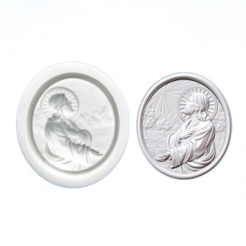 Silicones Angel Embossing Molds For Cake Decorating-Style 5