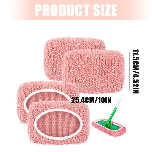 Microfiber Cleaning Sheets 4 Pack Durable Washable Cloths 2