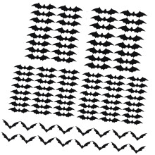 3D Bat Wall Decals Adhesive PVC Sticker Halloween Decoration-96