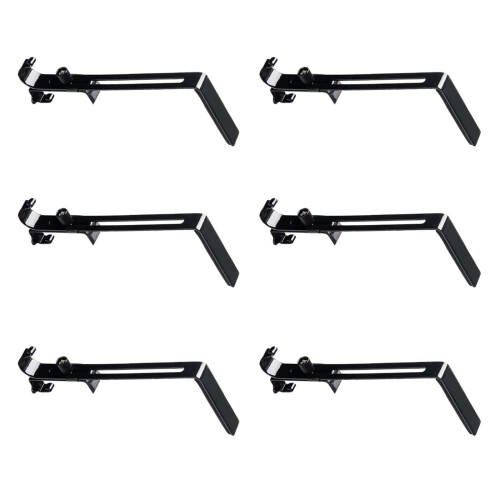 Schwere Sockenhalter aus schwarzem Metall, verschiebbare-6