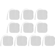 Selbstklebende Elektroden für Massageinstrument 2,0 mm Sockel 10er-Pack