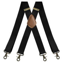 Elastické traky s prekríženým chrbtom Black