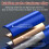 Bâtons de randonnée ultralégers 5 sections 1 paire Blue 5